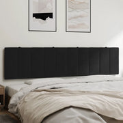 Coussin de tête de lit Hanko noir 200 cm velours