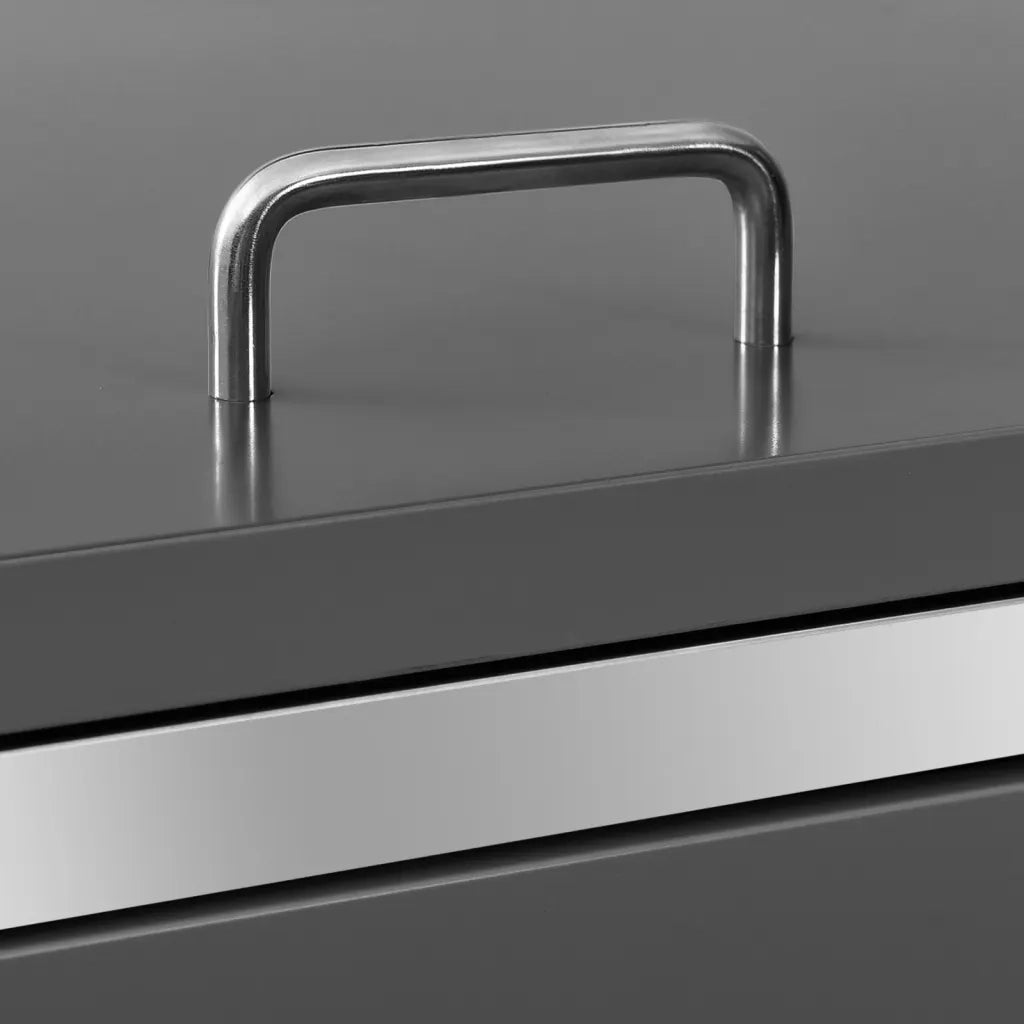Copribidone per Spazzatura Singolo 69x77,5x112,5cm Acciaio Inox 149556