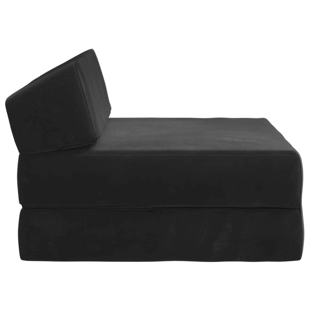 Divano Letto Pieghevole Nero 60 x 70 x 41 cm Tessuto 900062