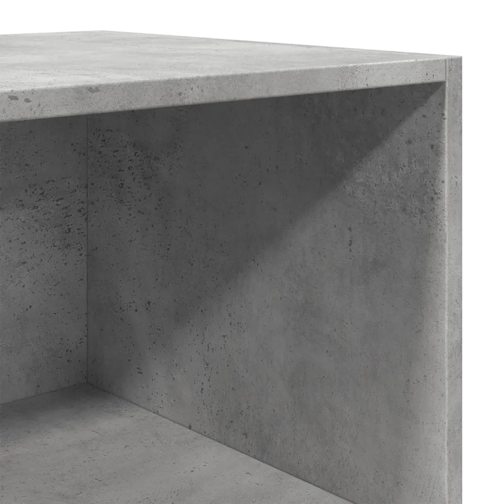 Credenza-Buffet-Armadio da cucina Grigio Cemento 40x41x185cm in Legno Multistrato