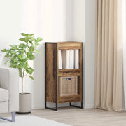 Armadio per Libri Legno vecchio 40 x 30 x 86,5 cm
