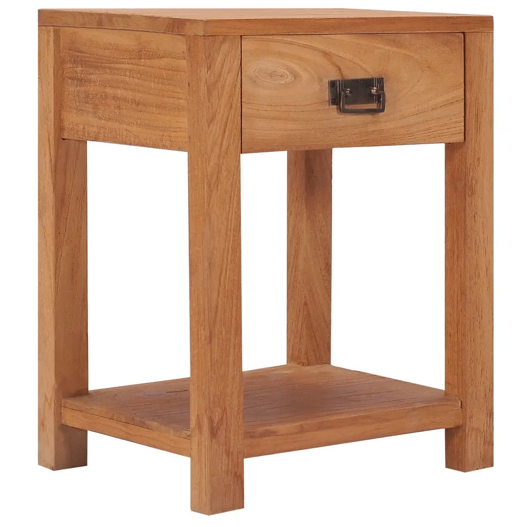 Comodino 35x35x50 cm in Legno Massello di Teak cod mxl 30820