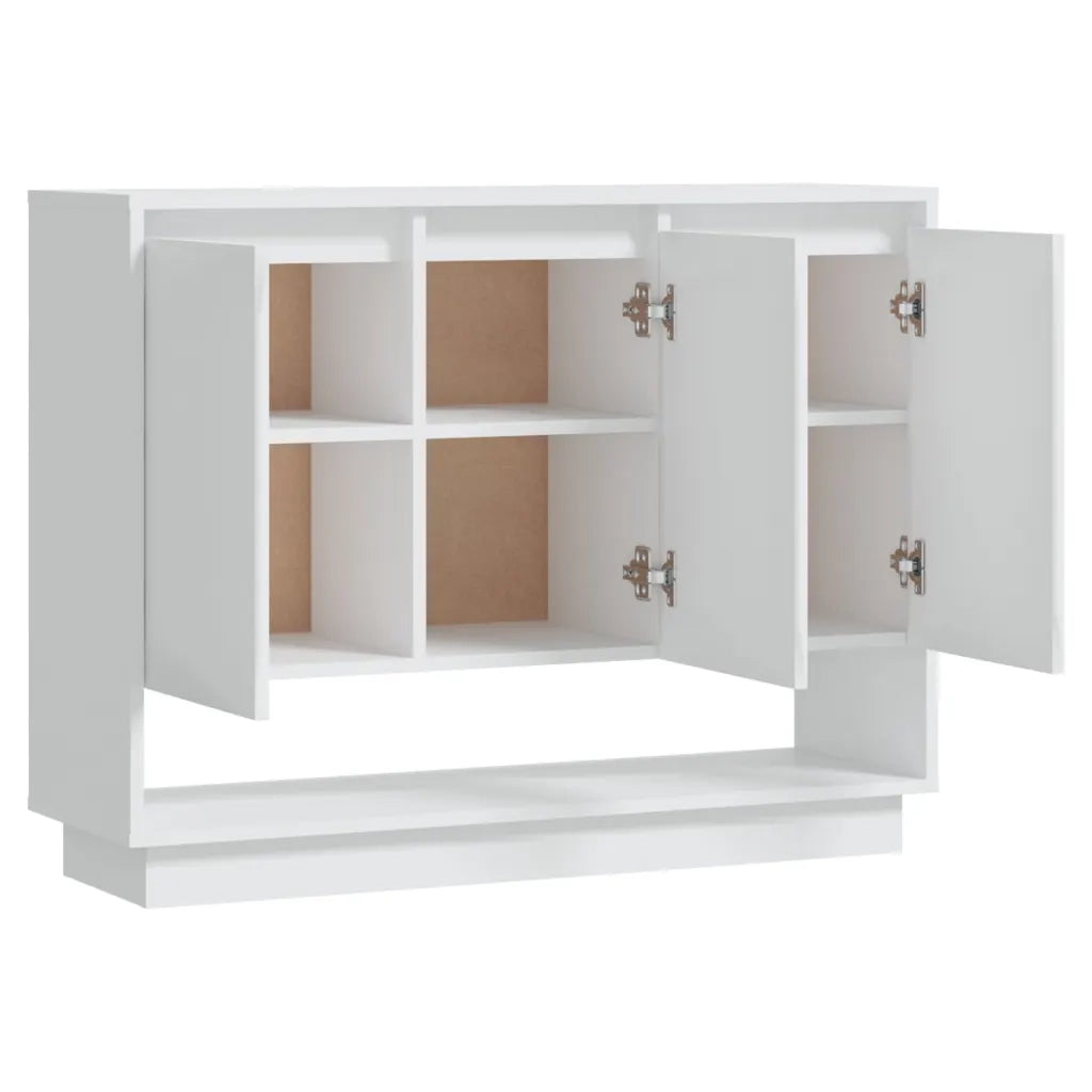 Credenza | Madia | Buffet da pranzo | Armadio da pranzo Bianca 97x31x75 cm in Truciolato