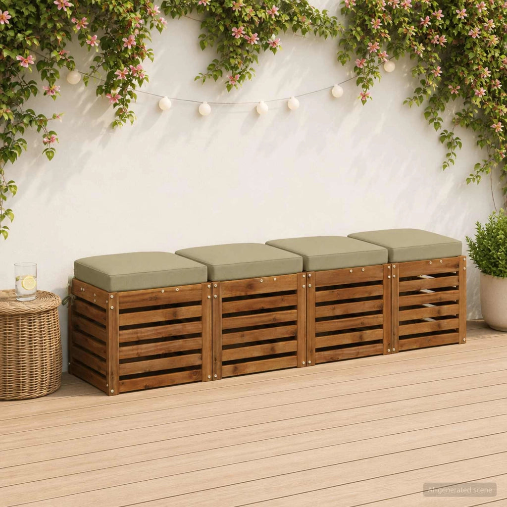 Cuscini per sedile a 4 pezzi SOEST 4 pcs 100% Poliestere 945168