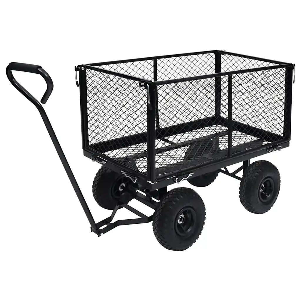 Carrello a Mano da Giardino Nero 350 kg CFW2347996