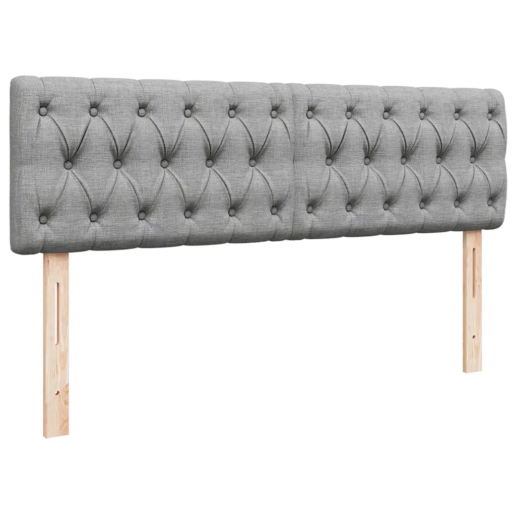 Struttura Letto Pouf con Materasso 140x200 cm in Tessuto 3311546