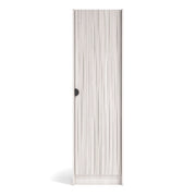 Scarpiera Herdasa effetto bianco stampa doghe bianche 190x50x24