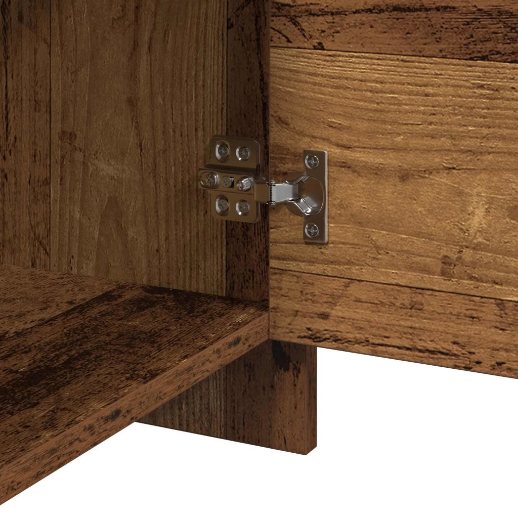 Comodino | Armadio da Notte | Mobiletto da notte Legno vecchio 45 x 34 x 44,5 cm
