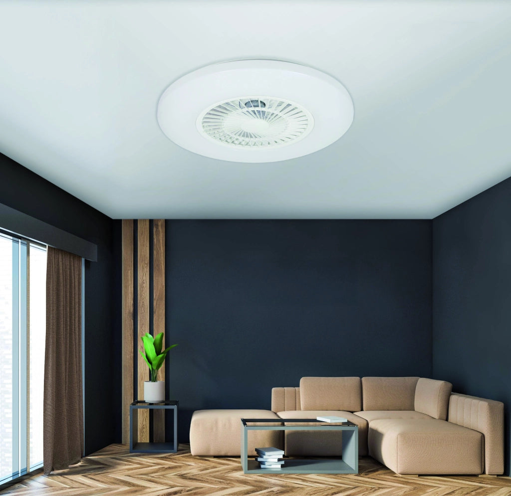 Ventilatore Plafoniera LED ZVP1 con Luce Bianca Regolabile +rgb Multicolor