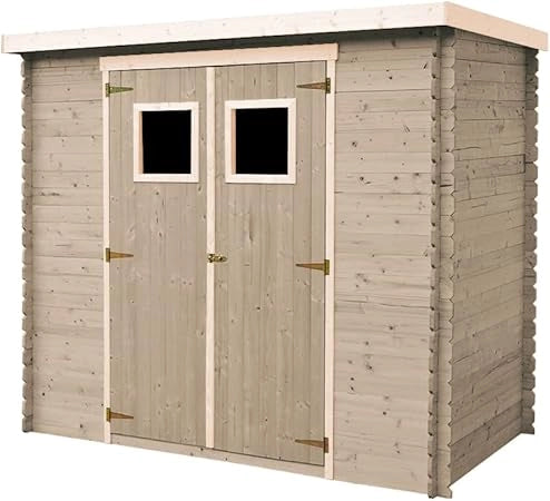Kit di impregnanti per legno - 5 litri di colore BIANCO+ 5 litri di impregnante di colore GRIGIO