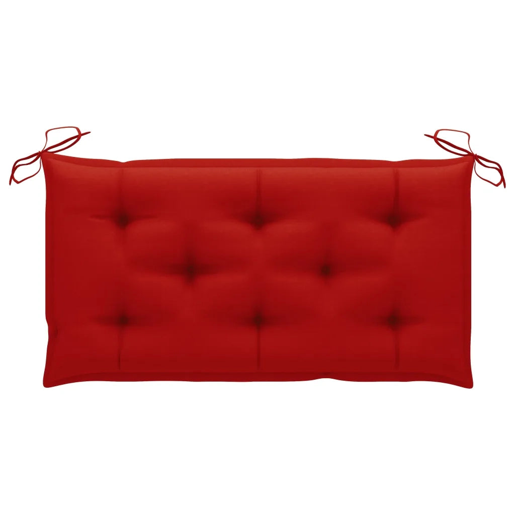 Dondolo da Giardino 2 Posti Cuscini Foglie di Palma 202cm Bambù 3063939