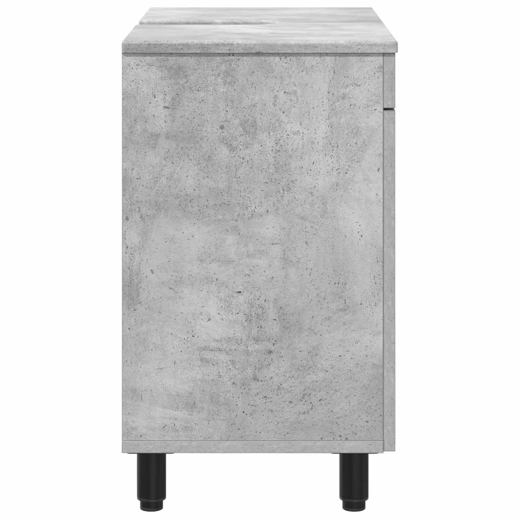 Mobiletto da Bagno | Armadio da bagno Grigio Cemento 60 x 35 x 60 cm