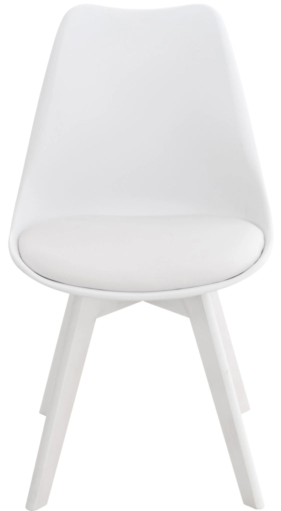 Sedia Pranzo Linares bianco/bianco,Plastica