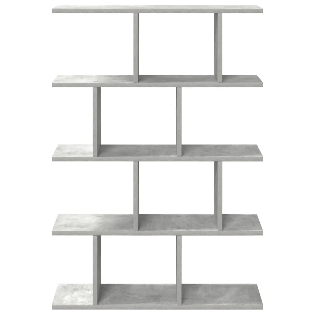 Mensola a Cubo da Muro 12 Scomparti Truciolato Grigio Cemento 860016