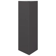 Fioriera | Cassetta per fiori | Vaso da Giardino Nera Triangolare 30x26x75 cm in Acciaio