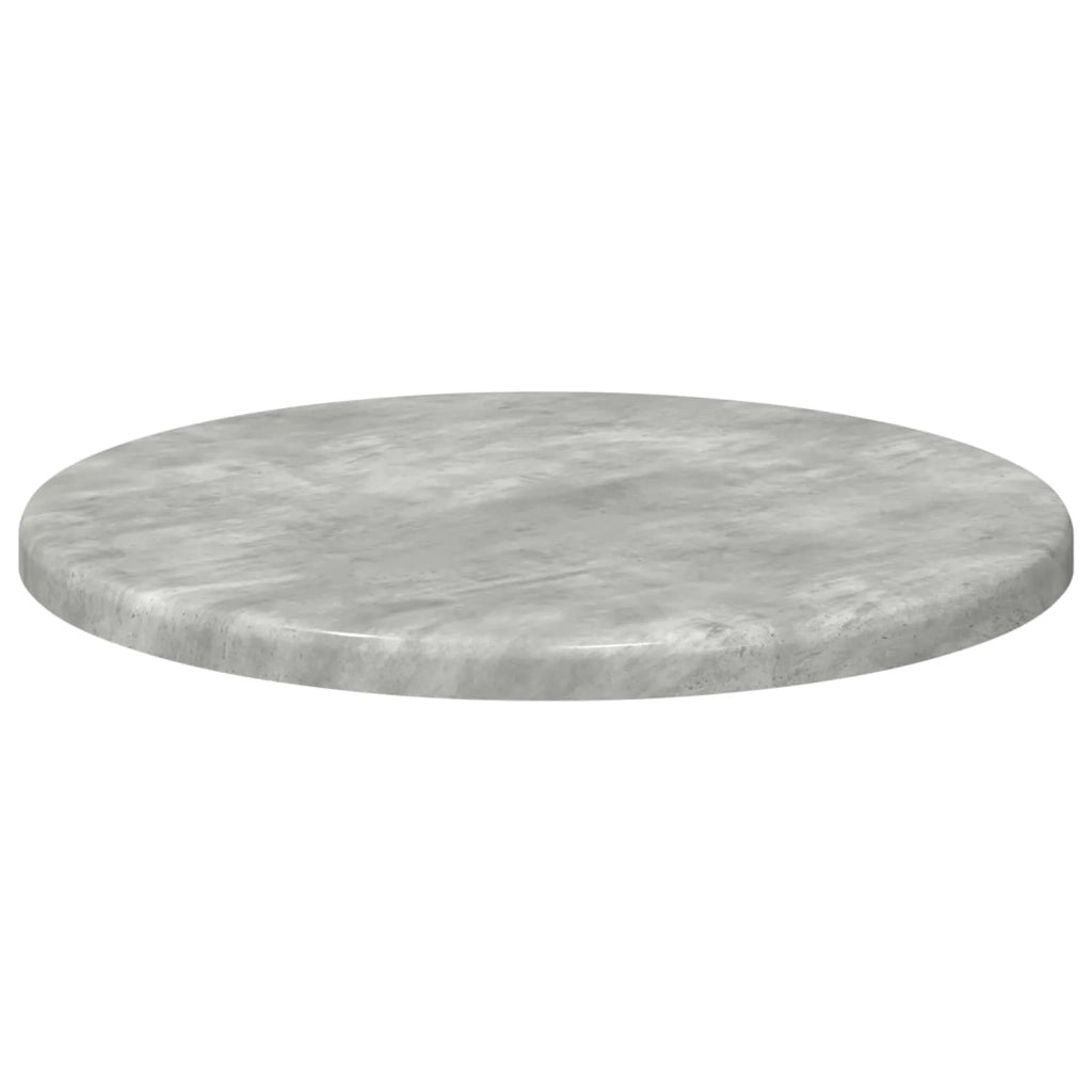 Piano del tavolo Grigio cemento Ø 30 x 1,5 cm Legno multistrato 880374