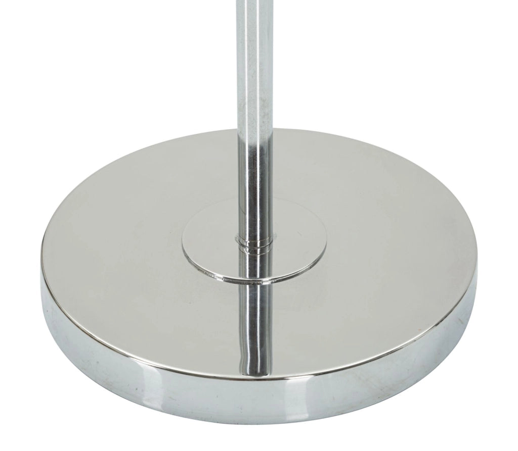 Lampada da Terra Eva One Ø40x160 cm in Vetro e Ferro e Tessuto Verde e Grigio
