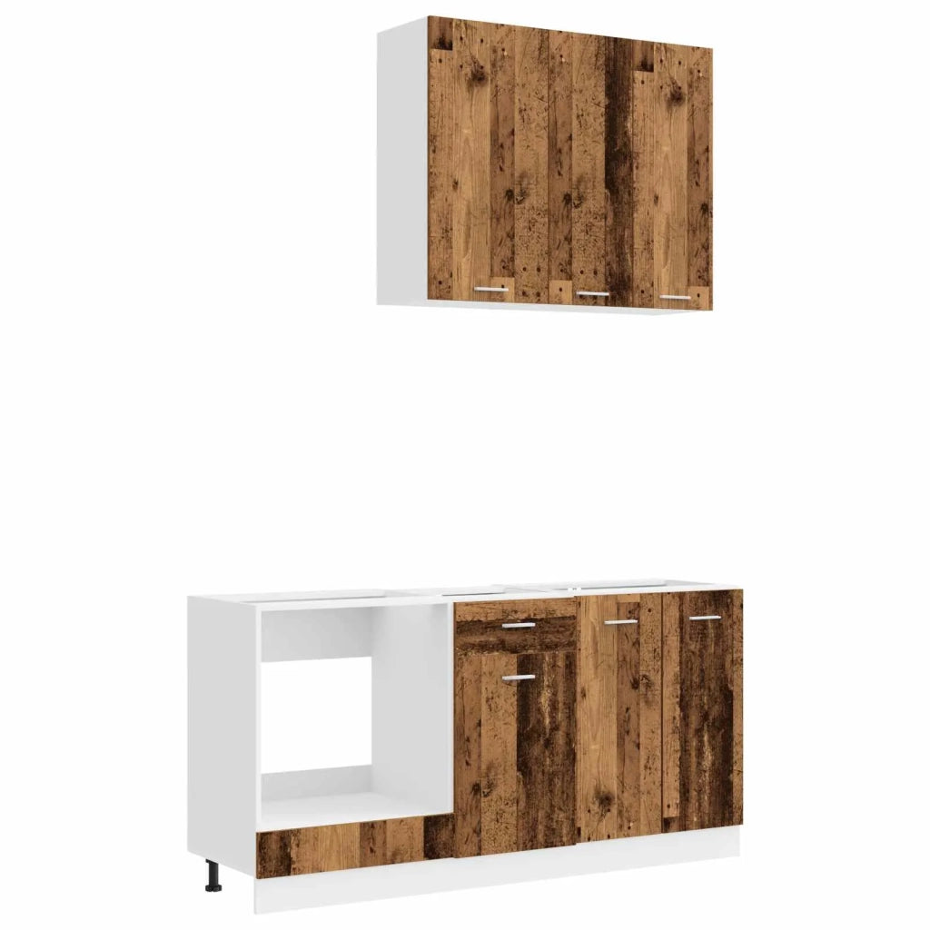 Unità Cucina LYON 5 pcs Legno antico Legno ingegnerizzato 3438225