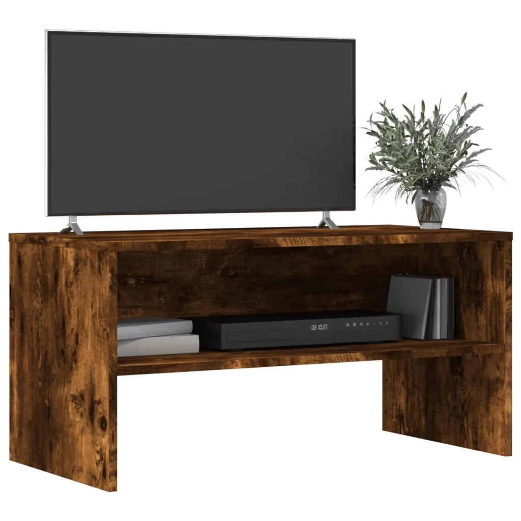 Mobile Porta TV Rovere Fumo 80x40x40 cm in Legno Multistratocod mxl 134736
