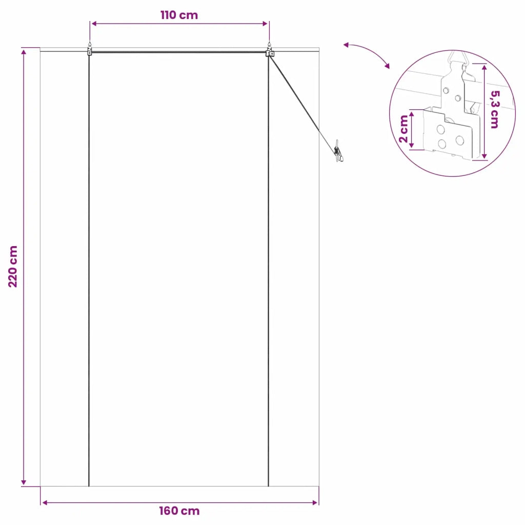 Tenda a rullo Naturale 160 x 220 cm Bambù 42040584