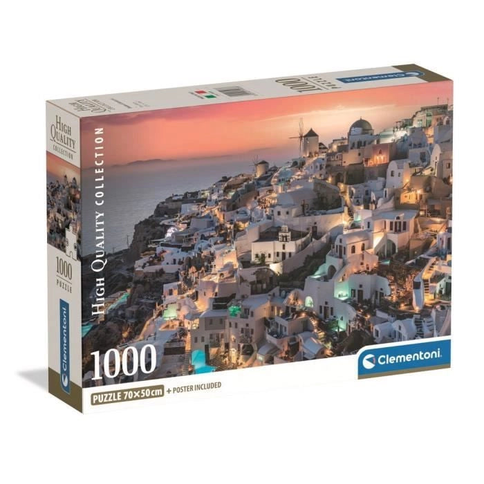 CLEMENTONI - Compact 1000 pezzi - Le sfumature di Santorini