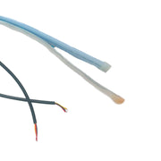 Kit Tubo Neon Striscia Led Auto 60cm X2 Bicolor Flessibile Freccia Dinamica Arancione e Luce Posizione Rosso Posteriore