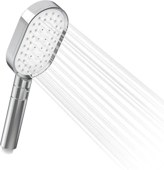 Spazzola a mano con 3 tipi di soffiaggio - economizza acqua - acciaio inox