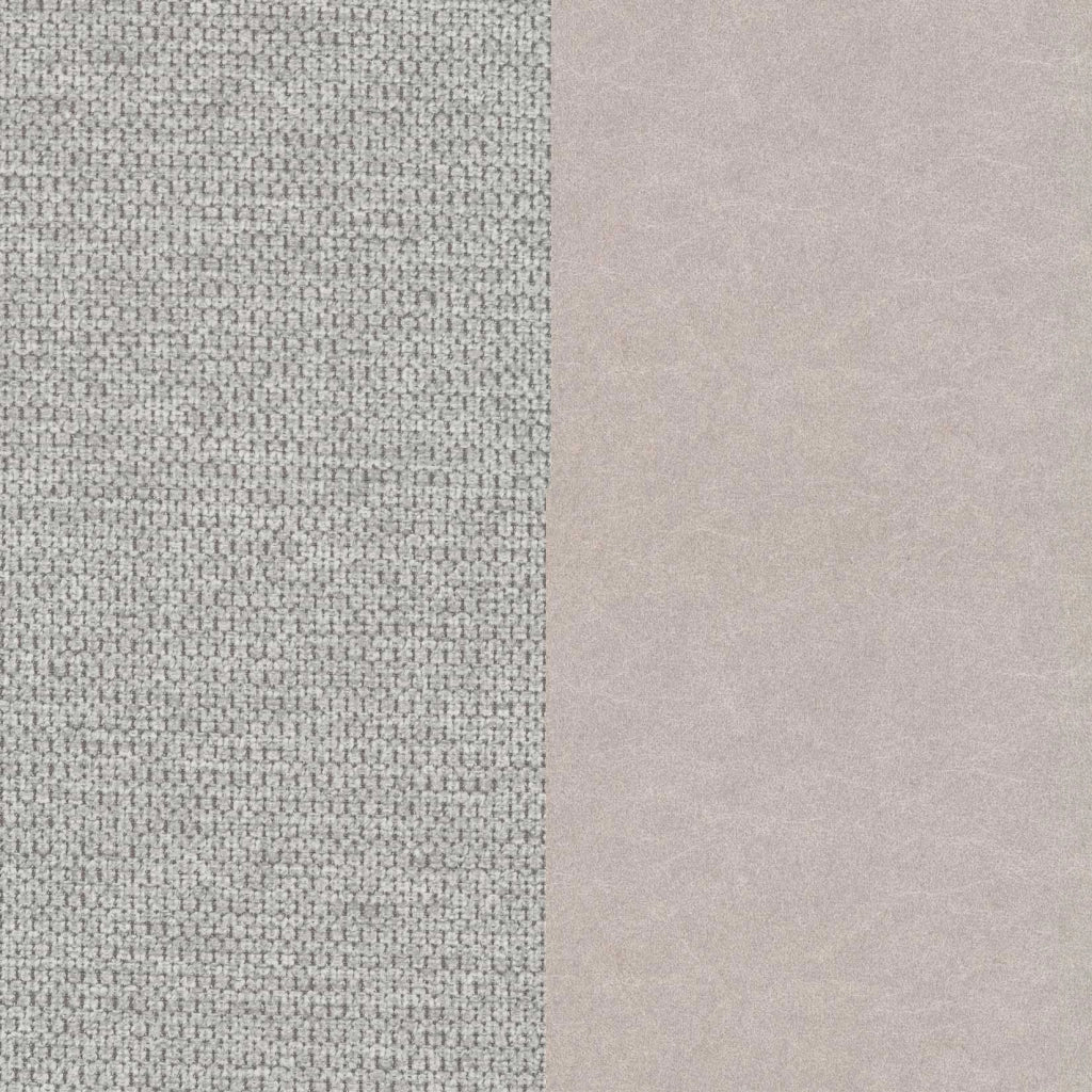 Set 2 sedie da pranzo Hispanohogar ferro e tessuto grigio 88×50×60 cm