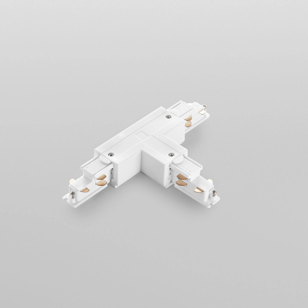 LED-RAIL-T-DX2-DA-BCO CONNESSIONE A T DESTRA (DX2) PER BINARIO TRIFASE RAIL DALI BIANCO 20X11,5X3,3CM