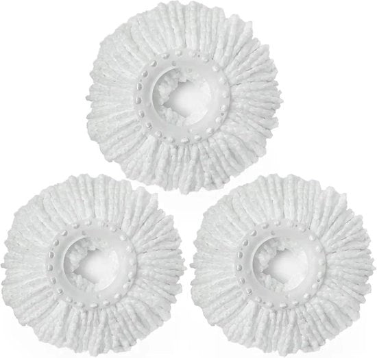 Set di 3 Testine di Aspirapolvere a Microfili 360° per Detersivo per Pulizia Facile