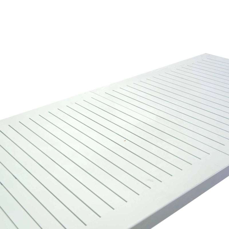Tavolo alluminio Monterey allungabile bianco cm 150/210x89h75