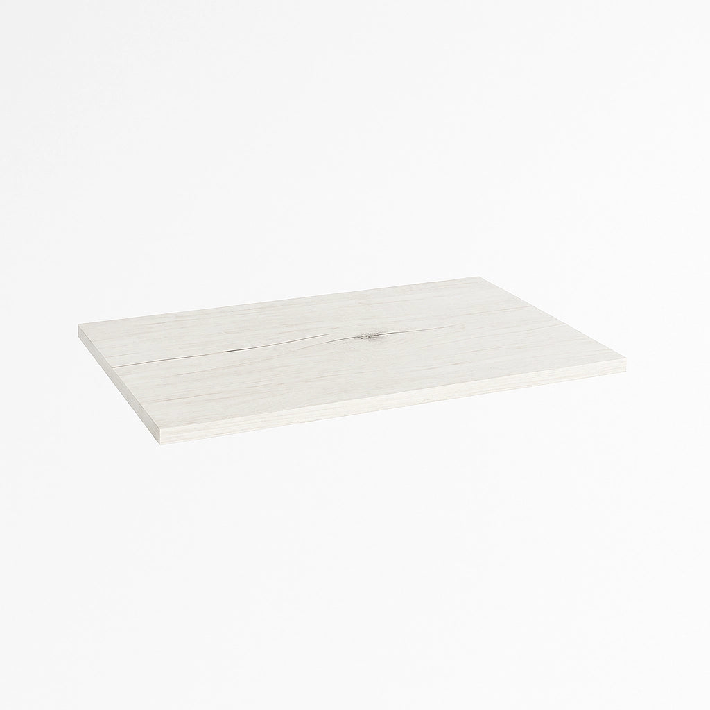 TOP IN LEGNO PER BASE MOD. UNIKA- cm 80x46x1,8 Olmo Bianco- DH- pezzi 1