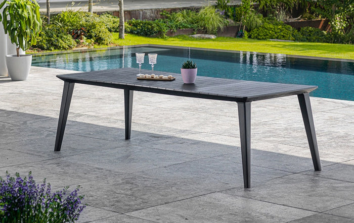 Tavolo da Giardino 235x98x74 cm in Resina Keter Lima 240 Antracite