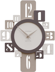 Orologio da Parete in Lino da 35 cm in Onice