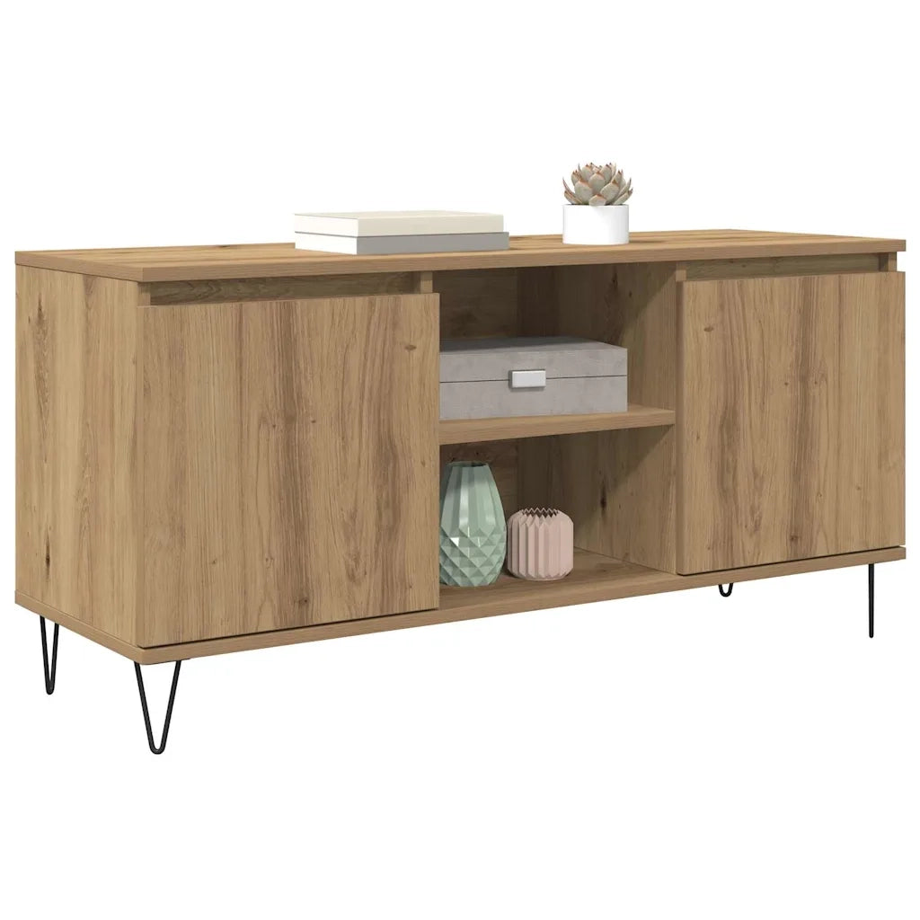 Mobile TV Rovere artigianale 104 x 35 x 50 cm Legno multistrato 881933