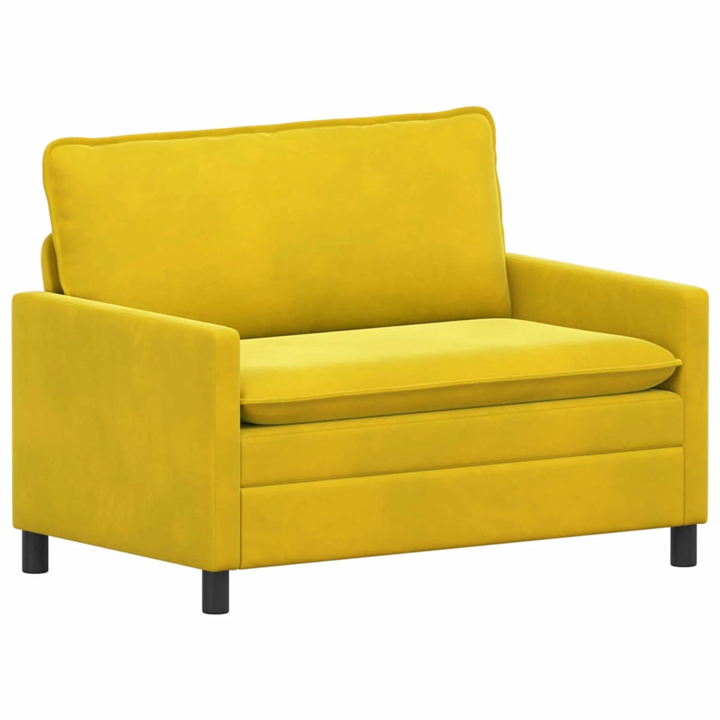 Set di divani 2 pcs Giallo Velluto 3417031