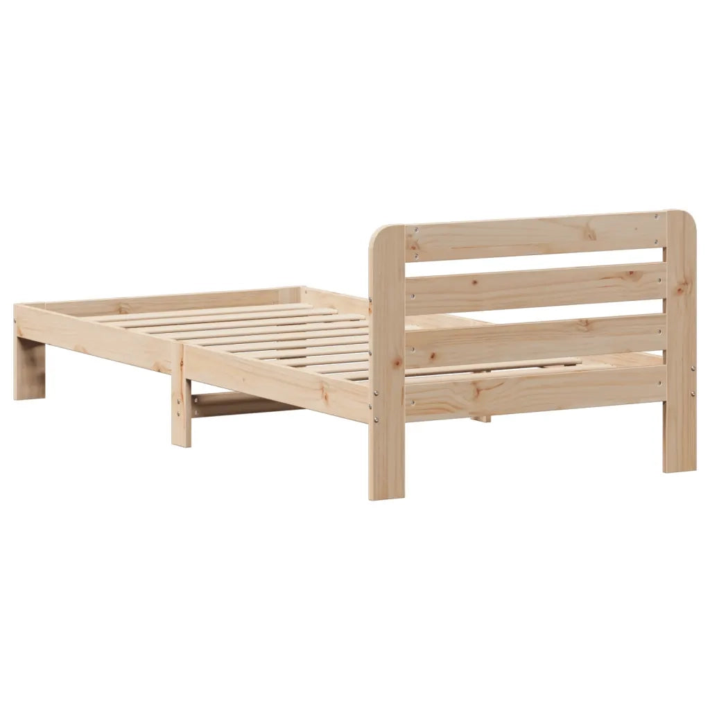 vidaXL Letto senza Materasso 90x200 cm in Legno Massello di Pino