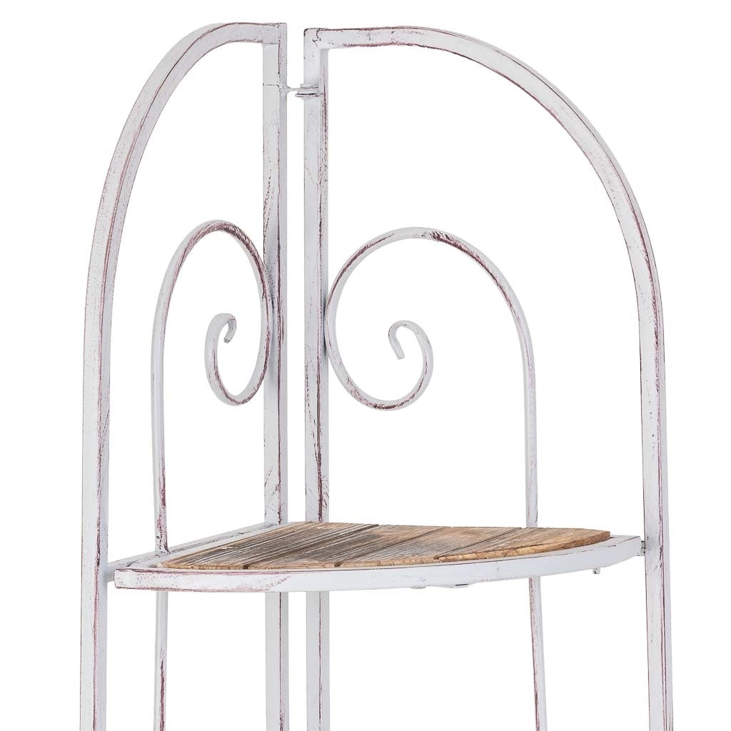 Mensola espositiva beige, 37x37x175h cm