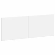 Testiera da Muro BREDA Bianco Legno ingegnerizzato 897615
