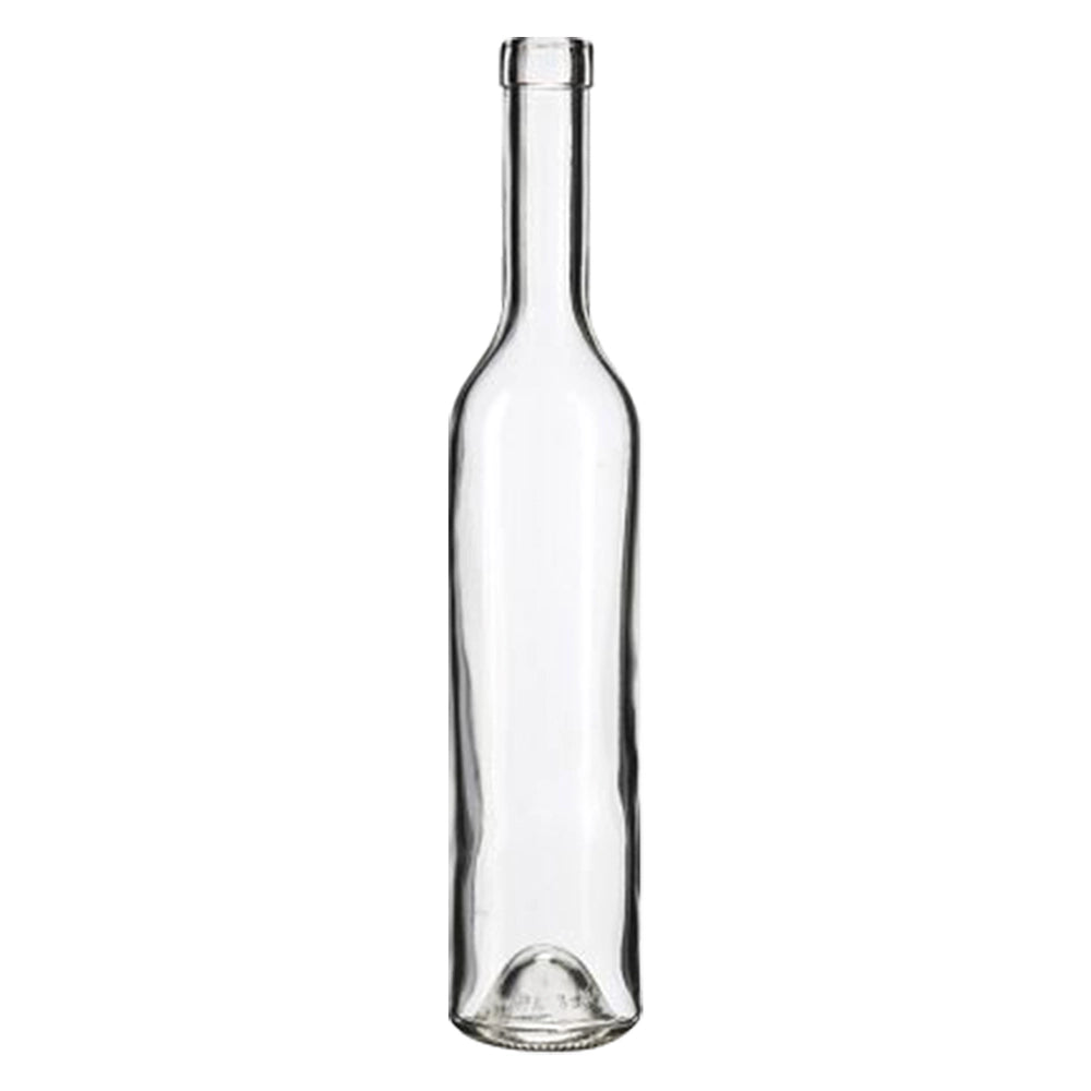 BOTTIGLIA IN VETRO PER DISTILLATI 'BORDOLESE' 500 ml - colore bianco- 24 pezzi  - BricoGo