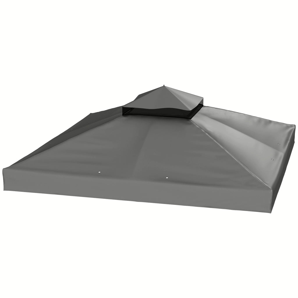 Tenda da giardino 3x3m ¨C zephmum ¨C grigio scuro UPF30+
