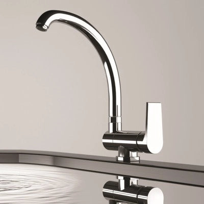 Miscelatore lavello cromato con canna pieghevole Mariani serie Artic