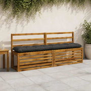 Cuscino per panchina VIANEN 100% Poliestere Antracite 952960