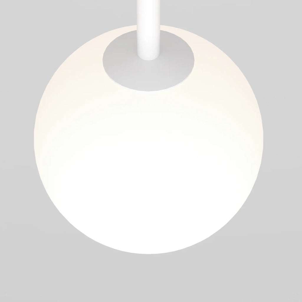 Maytoni Lampada Da Binario A Sospensione Exility Luna 1 Luce LED Integrato Bianco Vetro