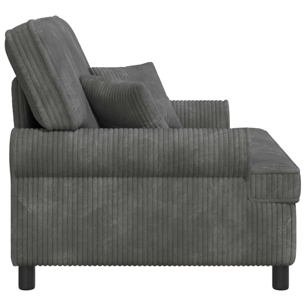 Poltrona XXL con cuscini Grigio Chiaro Tessuto a 1,5 linee 42043497