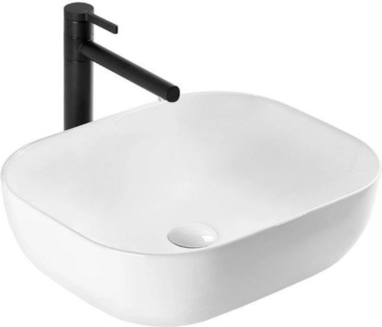 Wastafello Sottile Opimibile Bianco 50,5x40 cm