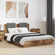 Struttura letto con testata Legno vecchio 140 x 200 cm 3416343