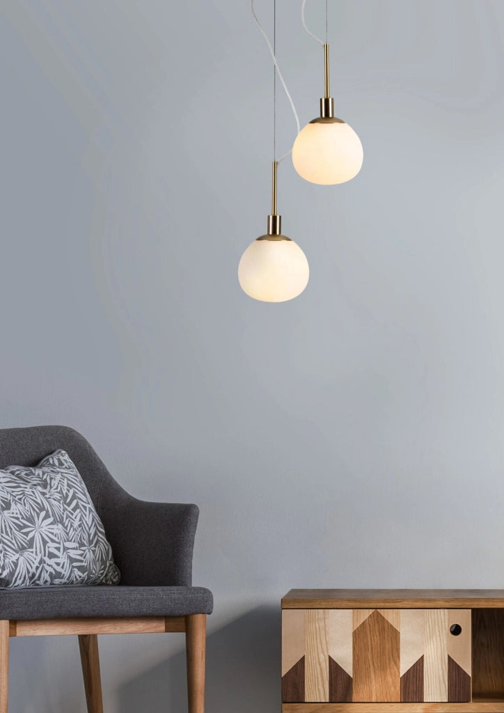 Lampada pendente Modern in Metallo Erich Nickel