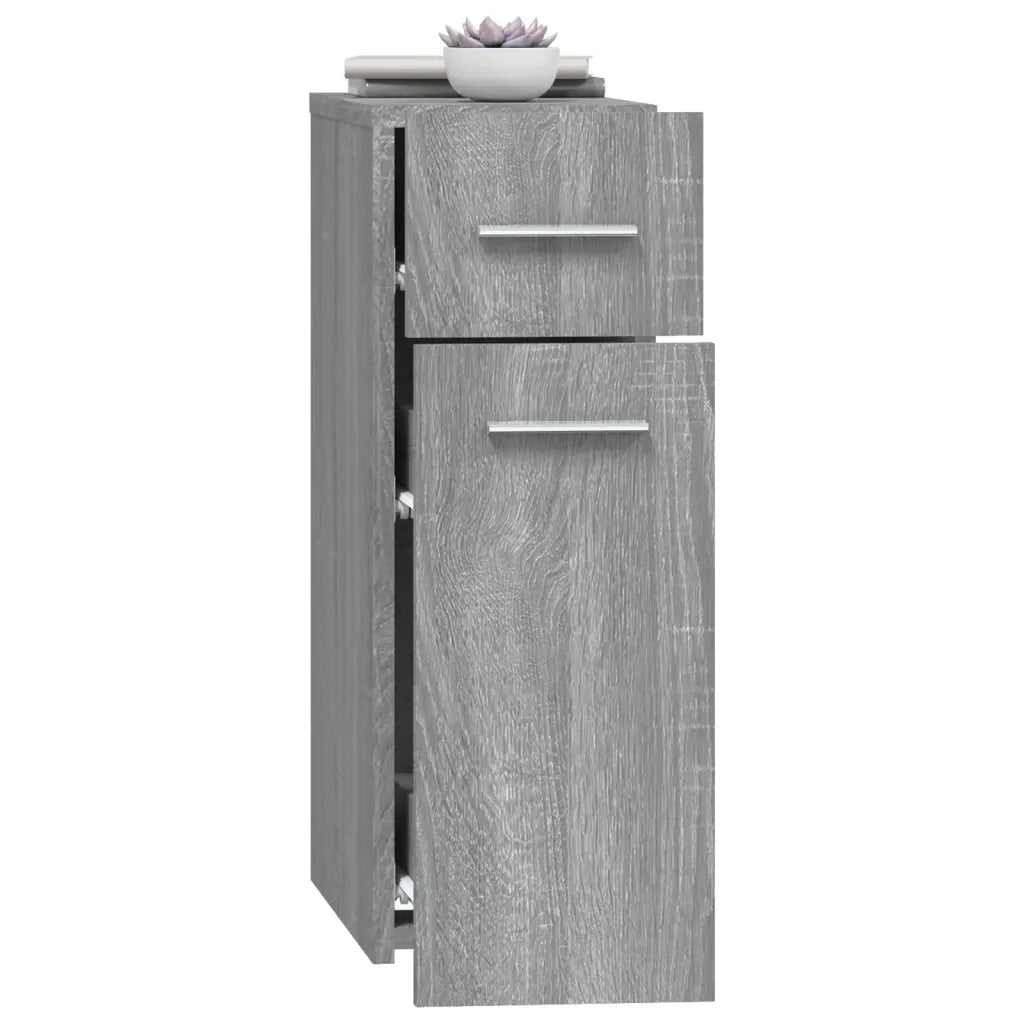 Mobile Farmacia Grigio Sonoma 20x45,5x60 cm Legno Multistrato 815865