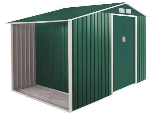 GARDEN COTTAGE METALGREEN C/LEGNAIA 4B L278XP127XH195 CM